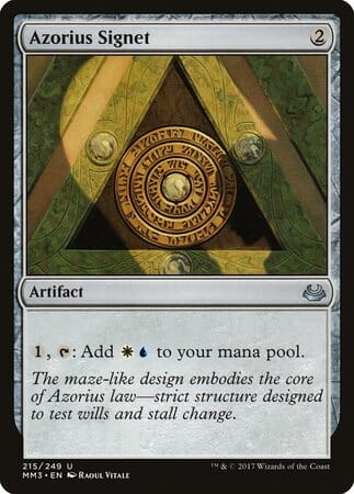 Azorius Signet [Modern Masters 2017] MTG Single Magic: The Gathering  | Multizone: Comics And Games