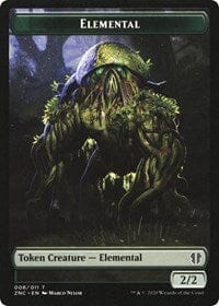 Elemental (008) // Elemental (010) Double-sided Token [Commander: Zendikar Rising Tokens] MTG Single Magic: The Gathering  | Multizone: Comics And Games