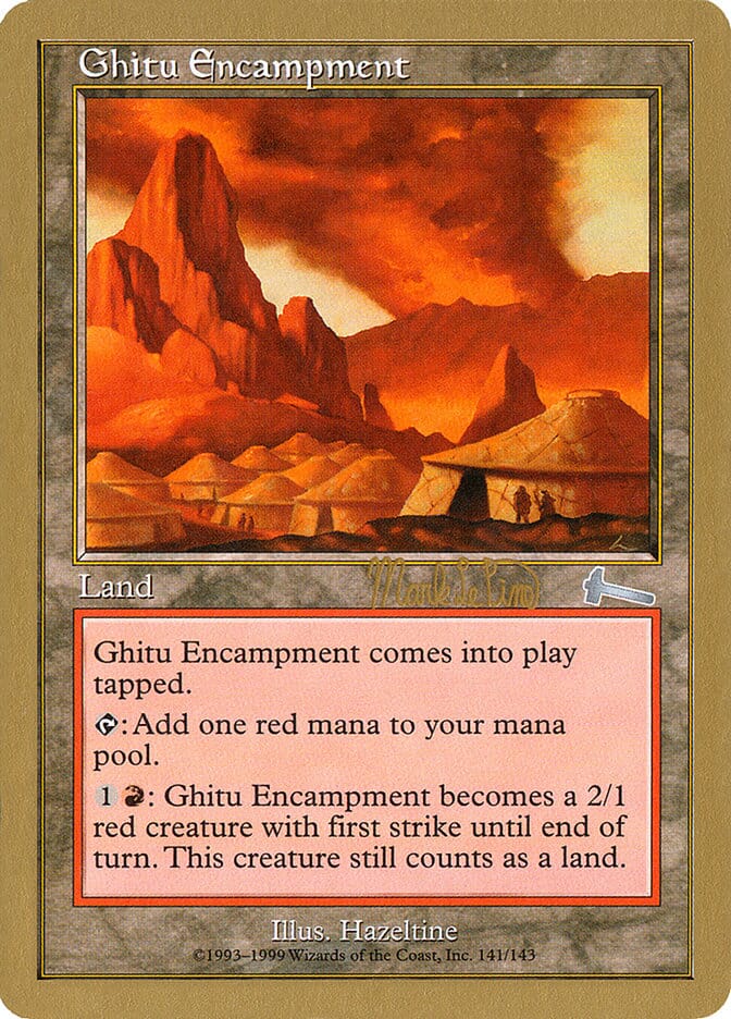 Ghitu Encampment (Mark Le Pine) [World Championship Decks 1999] MTG Single Magic: The Gathering  | Multizone: Comics And Games