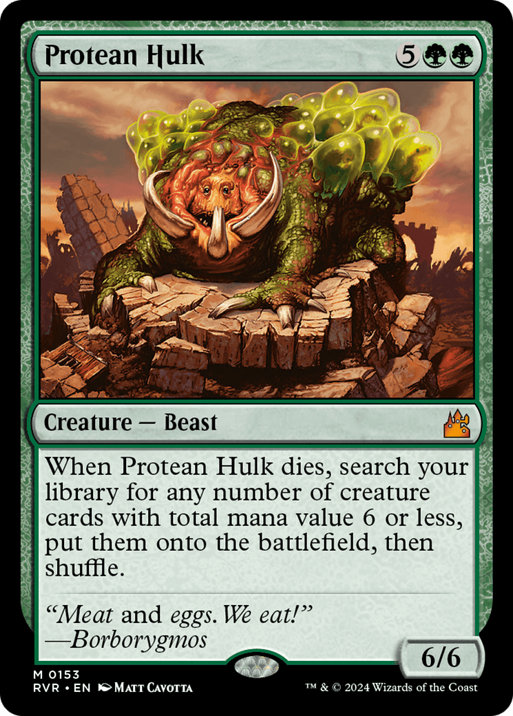 Protean Hulk [Ravnica Remastered] MTG Single Magic: The Gathering  | Multizone: Comics And Games