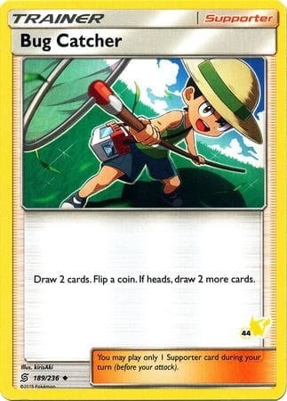 Bug Catcher (189/236) (Pikachu Stamp #44) [Battle Academy 2020] Pokemon Single Pokémon  | Multizone: Comics And Games