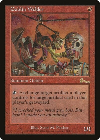 Goblin Welder [Urza's Legacy] MTG Single Magic: The Gathering  | Multizone: Comics And Games