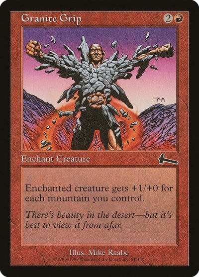 Granite Grip [Urza's Legacy] MTG Single Magic: The Gathering  | Multizone: Comics And Games
