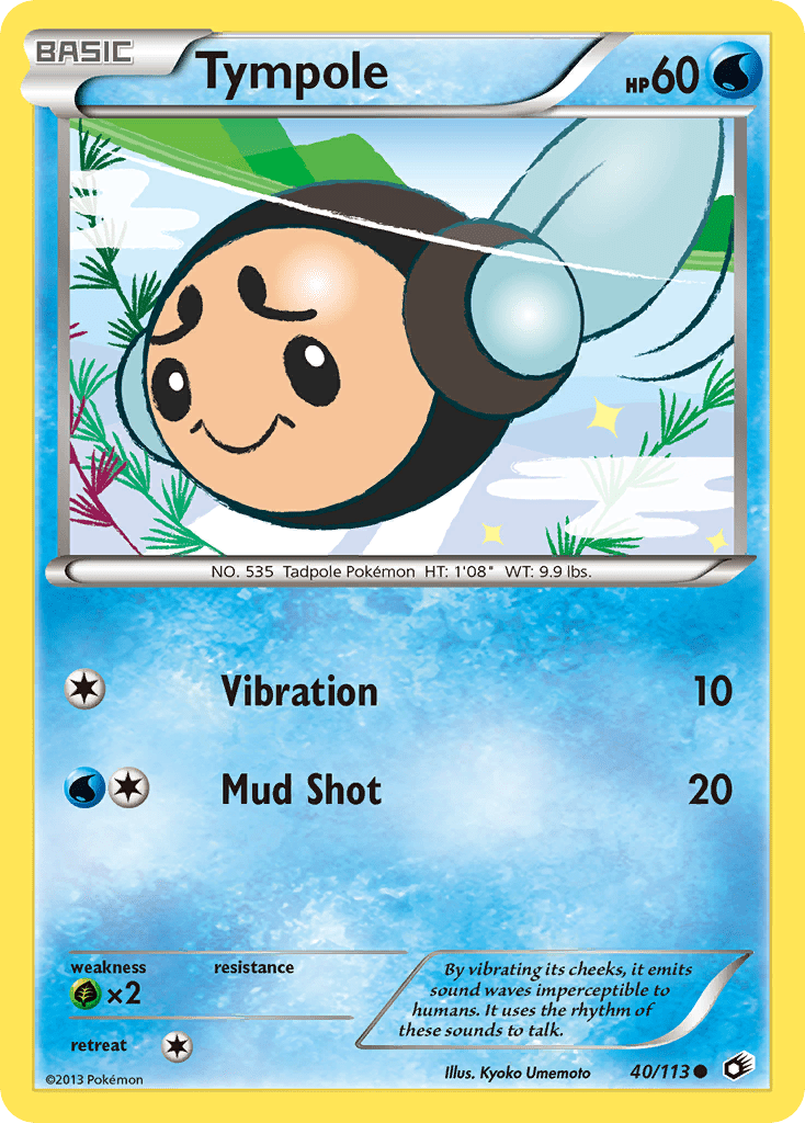 Tympole (40/113) [Black & White: Legendary Treasures] Pokemon Single Pokémon  | Multizone: Comics And Games