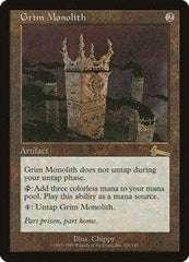 Grim Monolith [Urza's Legacy] MTG Single Magic: The Gathering  | Multizone: Comics And Games