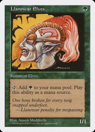 Llanowar Elves [Fifth Edition] MTG Single Magic: The Gathering  | Multizone: Comics And Games