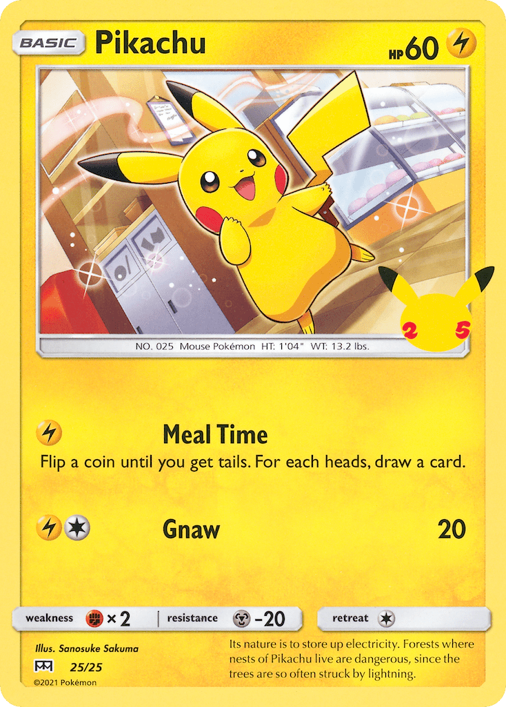 Pikachu (25/25) [McDonald's 25th Anniversary] Pokemon Single Pokémon  | Multizone: Comics And Games