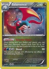 Salamence (8/20) (Cosmos Holo) (Blister Exclusive) [Black & White: Dragon Vault] Pokemon Single Pokémon  | Multizone: Comics And Games