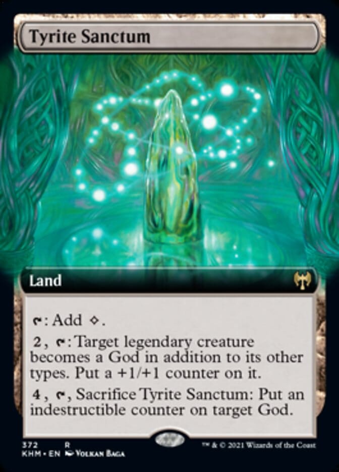 Tyrite Sanctum (Extended Art) [Kaldheim] MTG Single Magic: The Gathering  | Multizone: Comics And Games