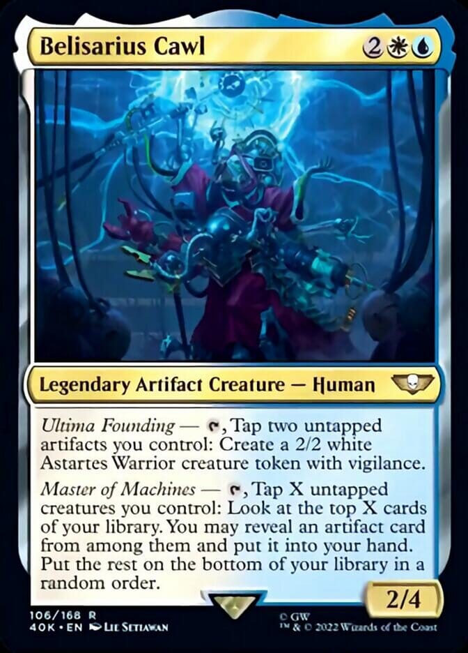 Belisarius Cawl (Surge Foil) [Universes Beyond: Warhammer 40,000] MTG Single Magic: The Gathering  | Multizone: Comics And Games