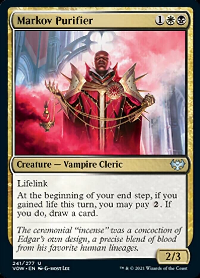 Markov Purifier [Innistrad: Crimson Vow] MTG Single Magic: The Gathering  | Multizone: Comics And Games