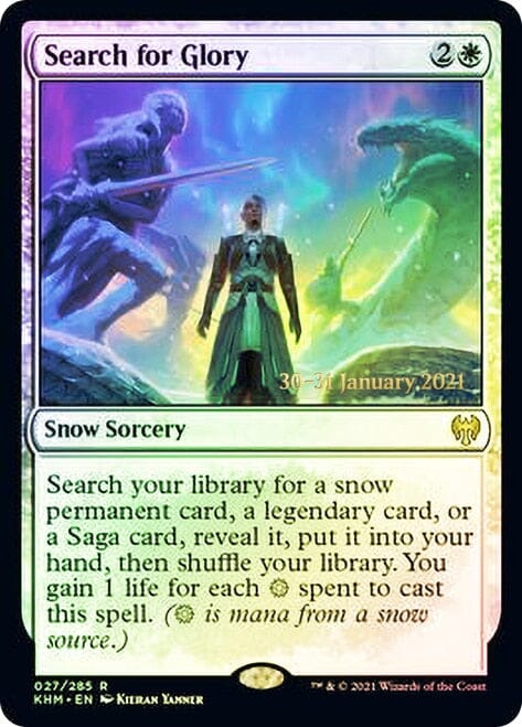 Search for Glory [Kaldheim Prerelease Promos] MTG Single Magic: The Gathering  | Multizone: Comics And Games