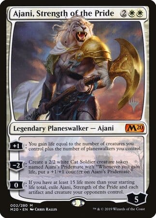 Ajani, Strength of the Pride [Core Set 2020 Promos] MTG Single Magic: The Gathering  | Multizone: Comics And Games