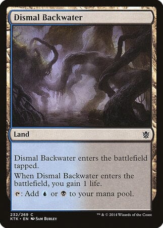 Dismal Backwater [Khans of Tarkir] MTG Single Magic: The Gathering  | Multizone: Comics And Games