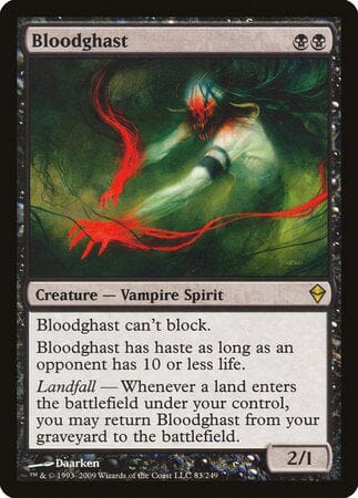 Bloodghast [Zendikar] MTG Single Magic: The Gathering  | Multizone: Comics And Games