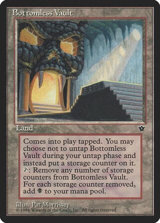 Bottomless Vault [Fallen Empires] MTG Single Magic: The Gathering  | Multizone: Comics And Games