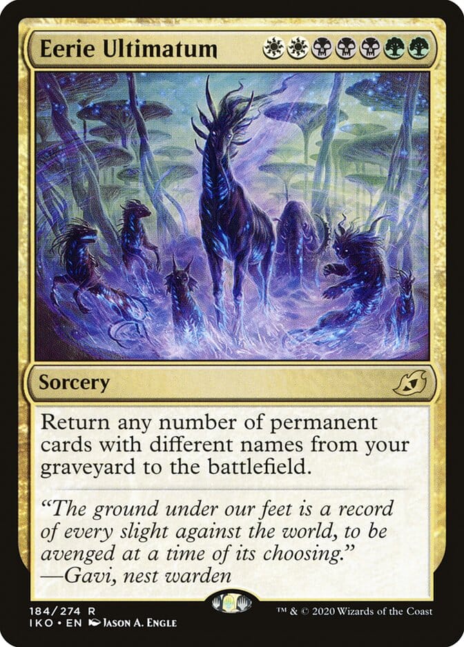 Eerie Ultimatum [Ikoria: Lair of Behemoths] MTG Single Magic: The Gathering  | Multizone: Comics And Games
