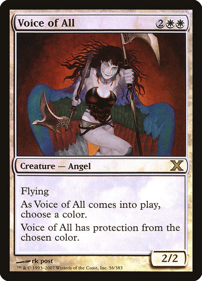 Voice of All (Premium Foil) [Tenth Edition] MTG Single Magic: The Gathering  | Multizone: Comics And Games
