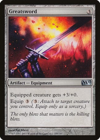 Greatsword [Magic 2012] MTG Single Magic: The Gathering  | Multizone: Comics And Games