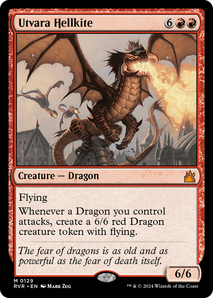 Utvara Hellkite [Ravnica Remastered] MTG Single Magic: The Gathering  | Multizone: Comics And Games