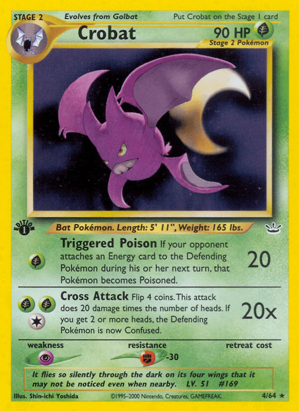 Crobat (4/64) [Neo Revelation 1st Edition] Pokemon Single Pokémon  | Multizone: Comics And Games