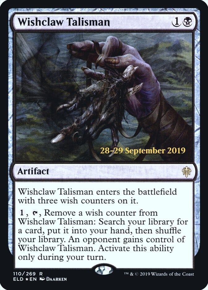 Wishclaw Talisman [Throne of Eldraine Prerelease Promos] MTG Single Magic: The Gathering  | Multizone: Comics And Games