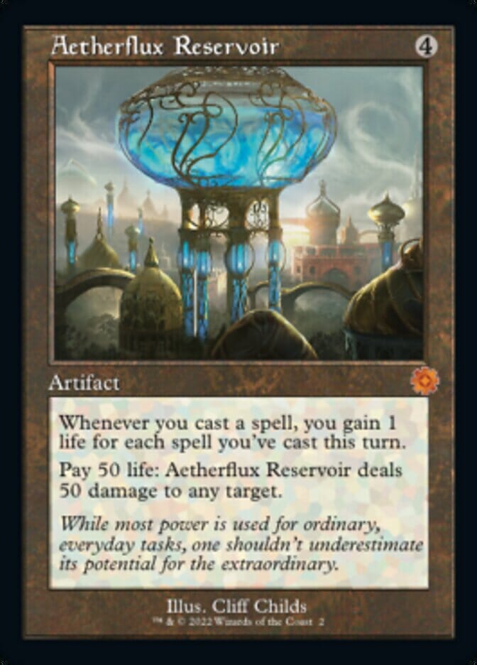 Aetherflux Reservoir (Retro) [The Brothers' War Retro Artifacts] MTG Single Magic: The Gathering  | Multizone: Comics And Games