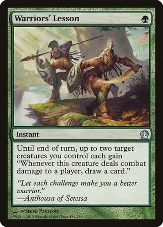 Warriors' Lesson [Theros] MTG Single Magic: The Gathering  | Multizone: Comics And Games