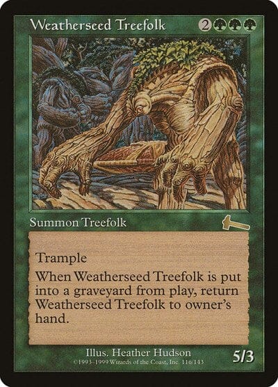 Weatherseed Treefolk [Urza's Legacy] MTG Single Magic: The Gathering  | Multizone: Comics And Games