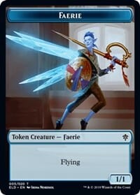 Faerie // Food (17) Double-sided Token [Throne of Eldraine Tokens] MTG Single Magic: The Gathering  | Multizone: Comics And Games