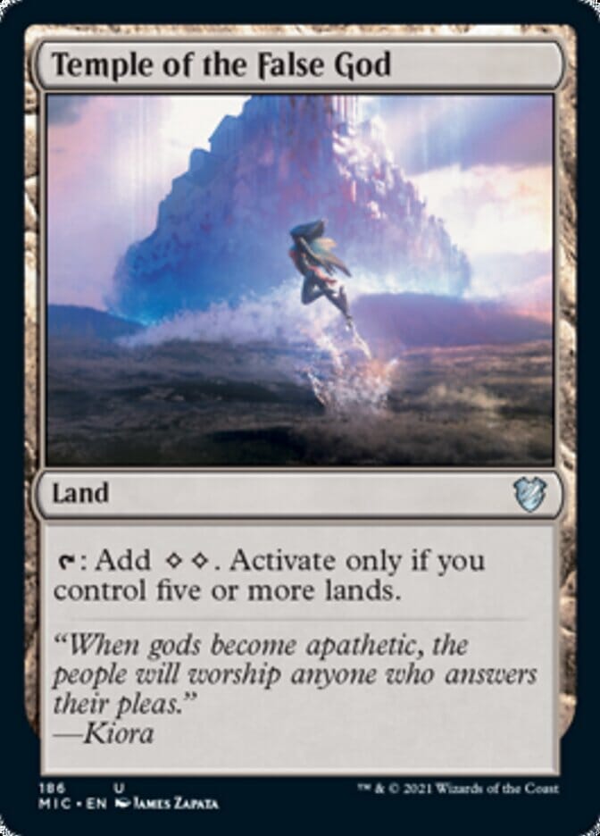 Temple of the False God [Innistrad: Midnight Hunt Commander] MTG Single Magic: The Gathering  | Multizone: Comics And Games