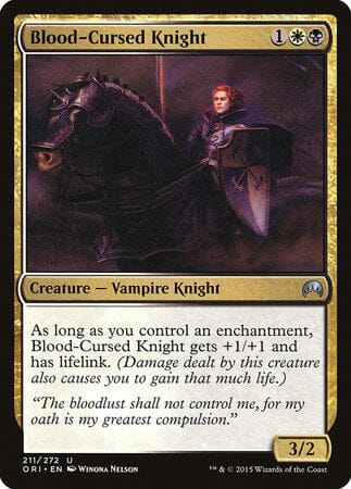 Blood-Cursed Knight [Magic Origins] MTG Single Magic: The Gathering  | Multizone: Comics And Games