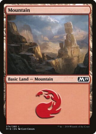 Mountain (274) [Core Set 2019] MTG Single Magic: The Gathering  | Multizone: Comics And Games