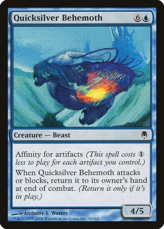 Quicksilver Behemoth [Darksteel] MTG Single Magic: The Gathering  | Multizone: Comics And Games