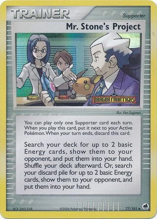 Mr. Stone's Project (77/101) (Stamped) [EX: Dragon Frontiers] Pokemon Single Pokémon  | Multizone: Comics And Games
