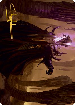 Extus, Oriq Overlord Art Card (Gold-Stamped Signature) [Strixhaven: School of Mages Art Series] MTG Single Magic: The Gathering  | Multizone: Comics And Games