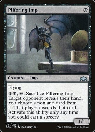 Pilfering Imp [Guilds of Ravnica] MTG Single Magic: The Gathering  | Multizone: Comics And Games