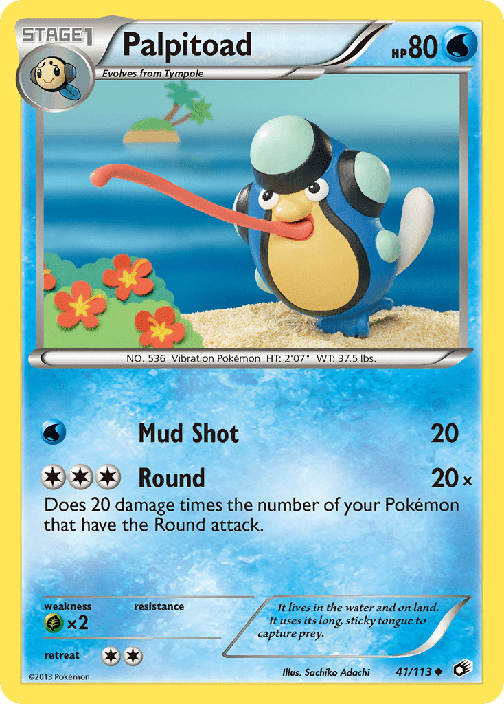 Palpitoad (41/113) [Black & White: Legendary Treasures] Pokemon Single Pokémon  | Multizone: Comics And Games