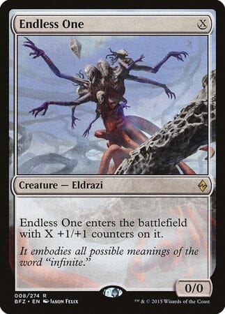 Endless One [Battle for Zendikar] MTG Single Magic: The Gathering  | Multizone: Comics And Games