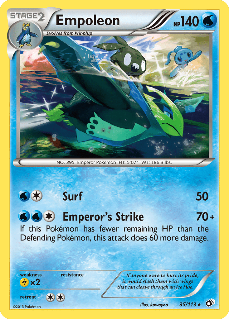 Empoleon (35/113) [Black & White: Legendary Treasures] Pokemon Single Pokémon  | Multizone: Comics And Games