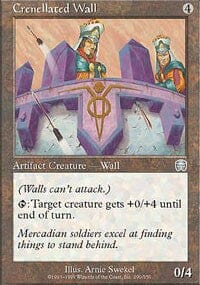 Crenellated Wall [Mercadian Masques] MTG Single Magic: The Gathering  | Multizone: Comics And Games