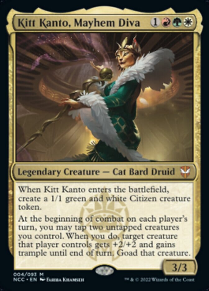 Kitt Kanto, Mayhem Diva [Streets of New Capenna Commander] MTG Single Magic: The Gathering  | Multizone: Comics And Games