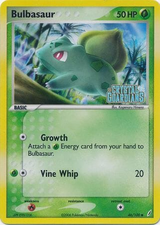 Bulbasaur (46/100) (Stamped) [EX: Crystal Guardians] Pokemon Single Pokémon  | Multizone: Comics And Games