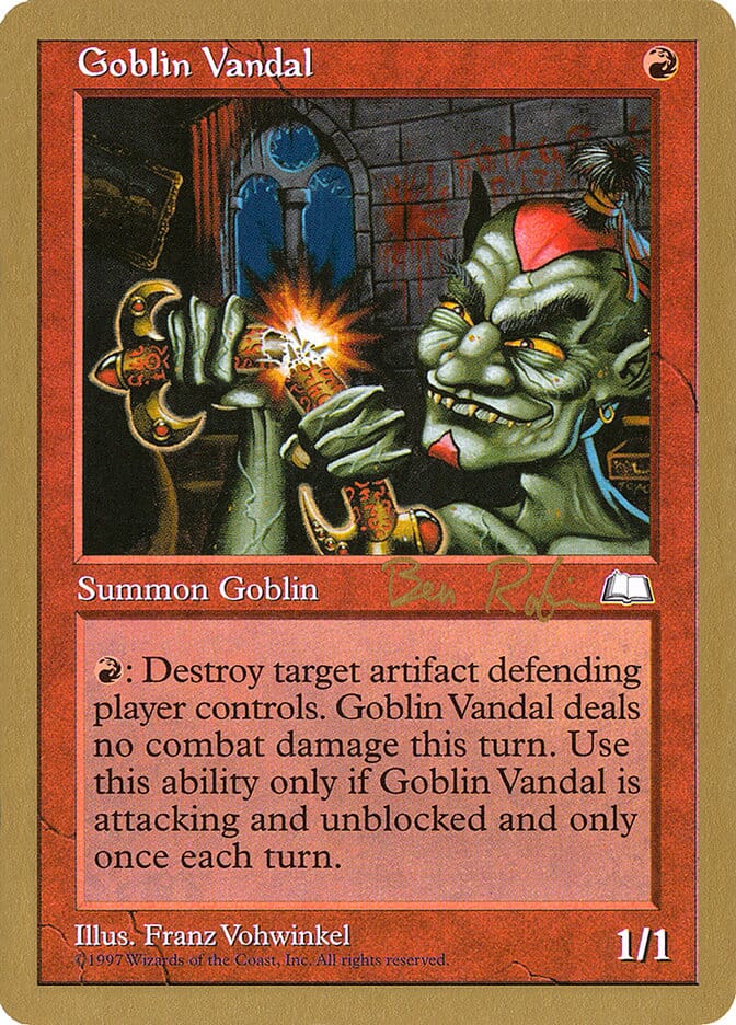 Goblin Vandal (Ben Rubin) [World Championship Decks 1998] MTG Single Magic: The Gathering  | Multizone: Comics And Games