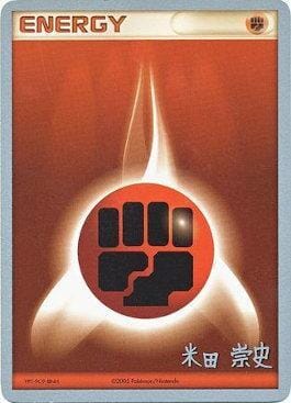 Fighting Energy (Dark Tyranitar Deck - Takashi Yoneda) [World Championships 2005] Pokemon Single Pokémon  | Multizone: Comics And Games