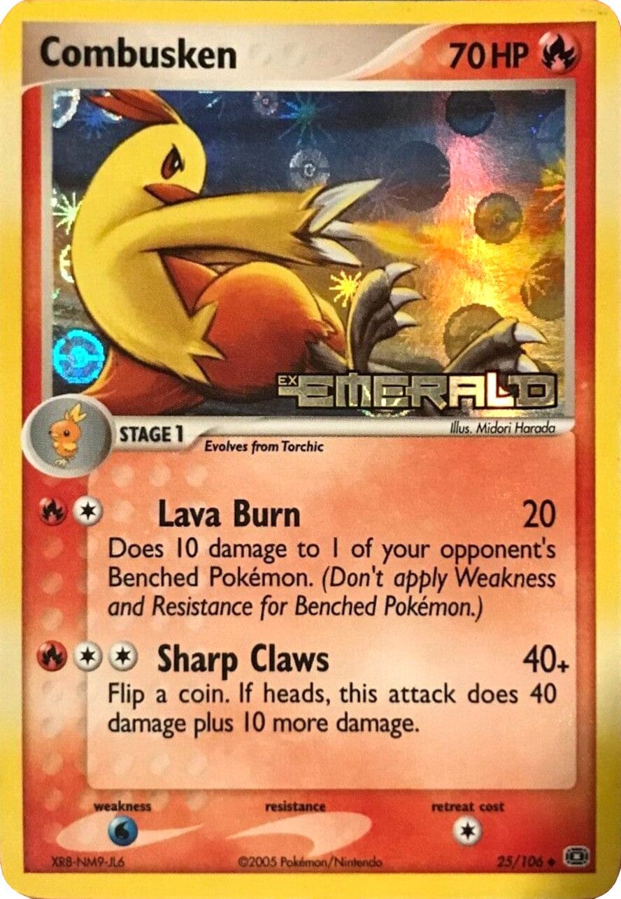 Combusken (25/106) (Stamped) [EX: Emerald] Pokemon Single Pokémon  | Multizone: Comics And Games