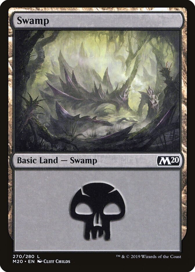 Swamp (#270) [Core Set 2020] MTG Single Magic: The Gathering  | Multizone: Comics And Games