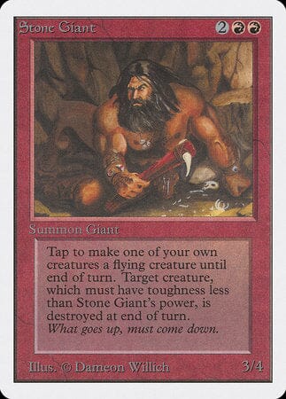 Stone Giant [Unlimited Edition] MTG Single Magic: The Gathering  | Multizone: Comics And Games