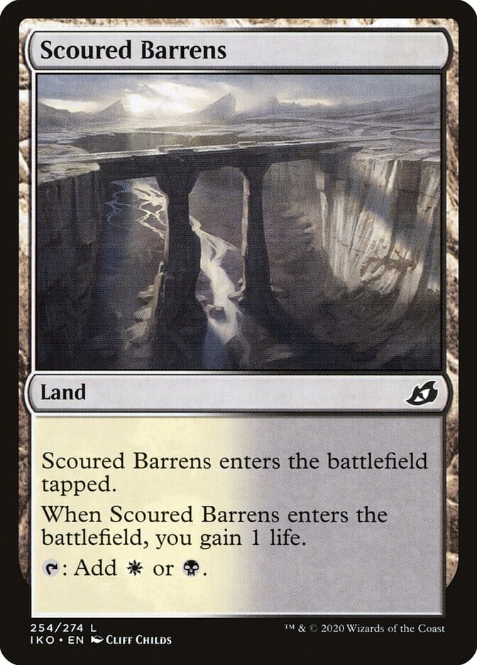 Scoured Barrens [Ikoria: Lair of Behemoths] MTG Single Magic: The Gathering  | Multizone: Comics And Games