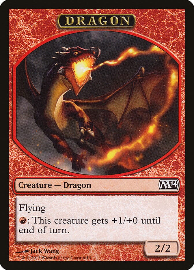 Dragon [Magic 2014 Tokens] MTG Single Magic: The Gathering  | Multizone: Comics And Games
